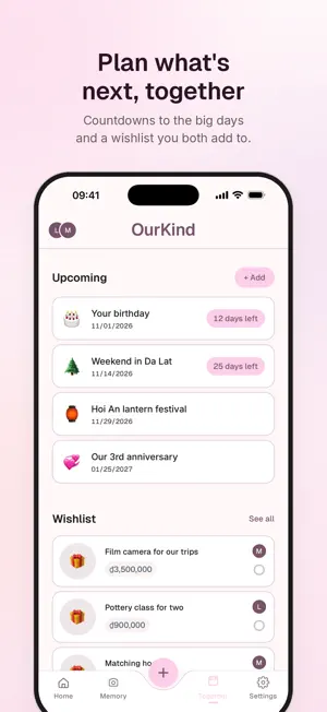 OurKind: Couple Space screenshot 3