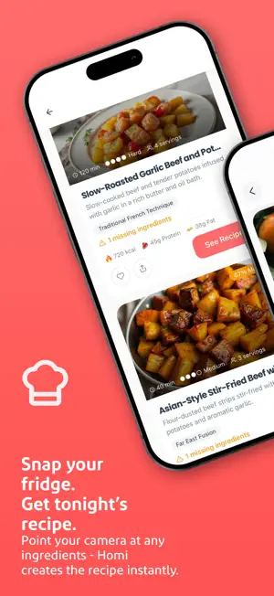 Homi: AI Recipe Assistant screenshot 1
