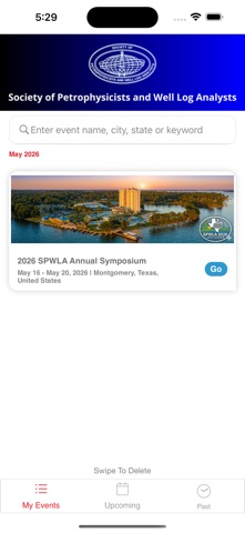 SPWLA Annual Symposium iPhone screenshot