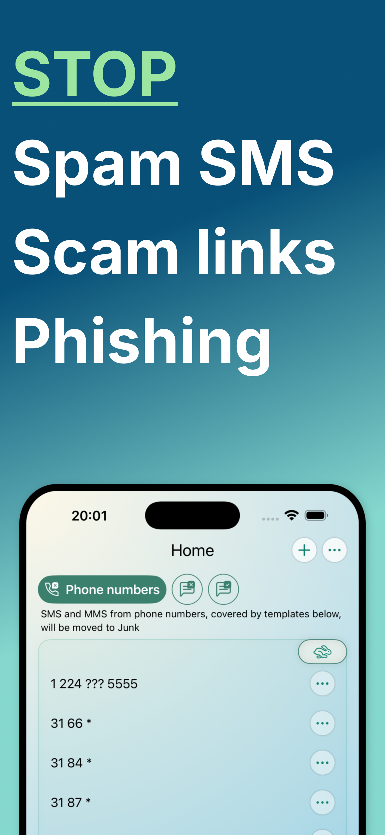 WideProtect SMS Blocker