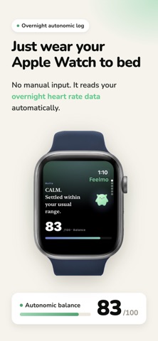 Feelmo: Sleep, Stress & HRV iPhone screenshot