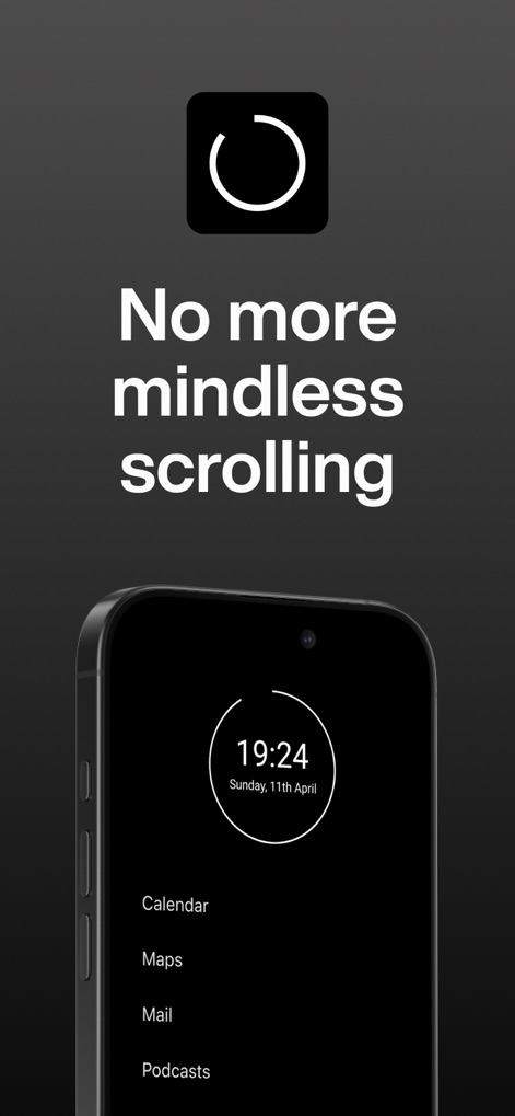 minimalist phone ® - See how minimalist phone ® replaces traditional icons with a clean, text-based app list and features a minimalistic clock display to reduce visual clutter.