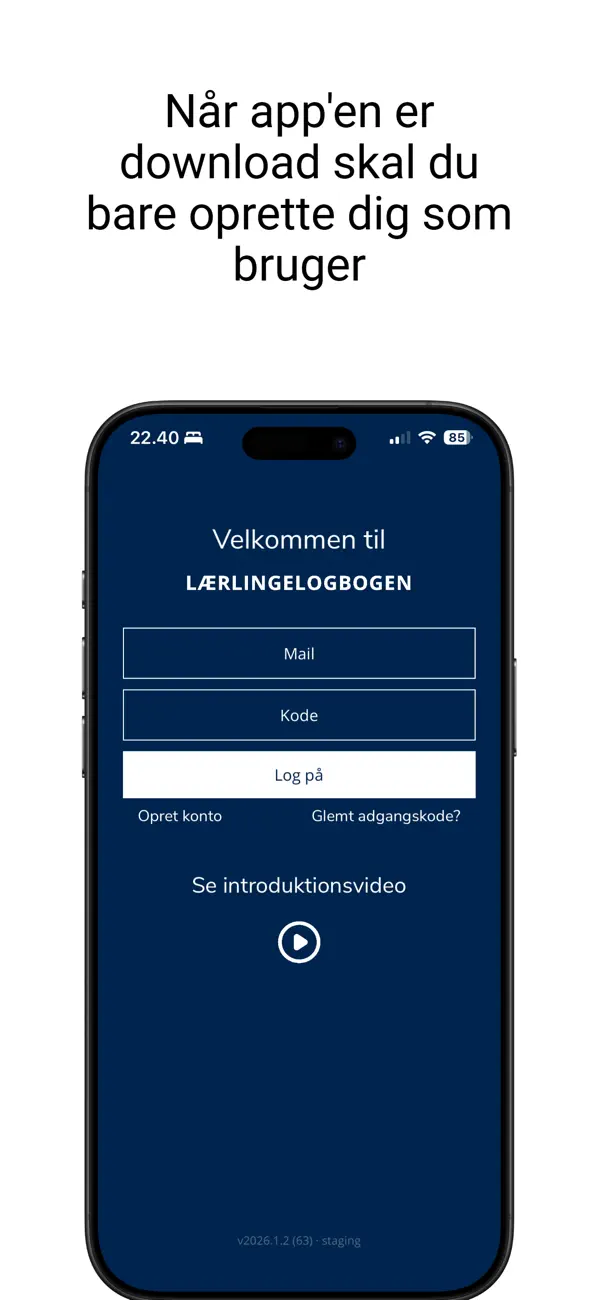 Screenshot #1 pour Lærlingelogbogen