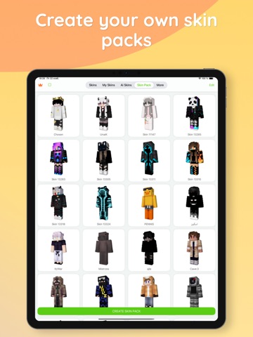 Skins for Minecraft: SkinVault iPad screenshot