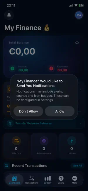MyFinance - Budget Tracker screenshot 2