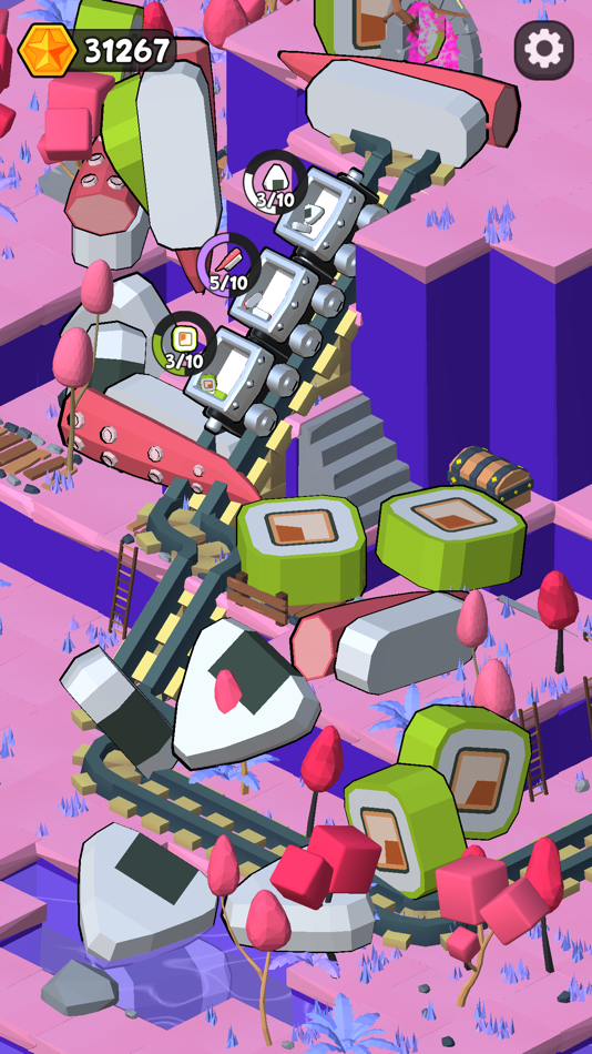 #2. Food Train Sort (iOS) di: KRUSTY GAMES