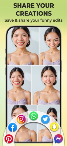 Face Distortion- Screw Up Face iPhone screenshot