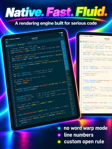CodeMate - Editor de código iPad screenshot 4