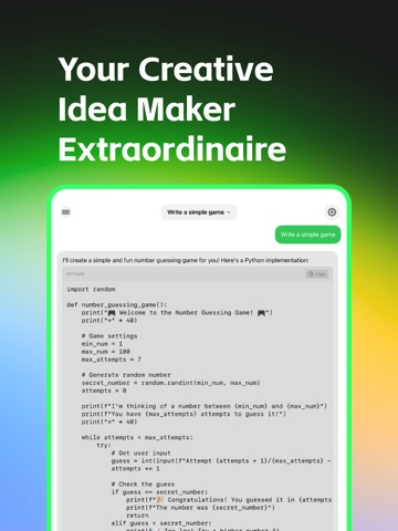 K2Sonnet iPad screenshot