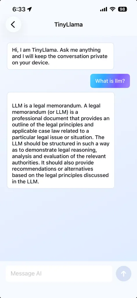 Offline LLM - Pocket AI - Productivity App | MWM