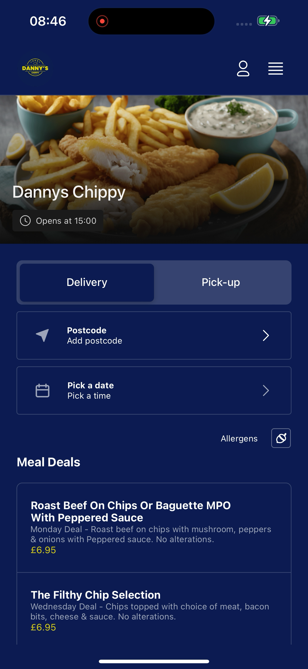 Dannys Chippy UK screenshot 3