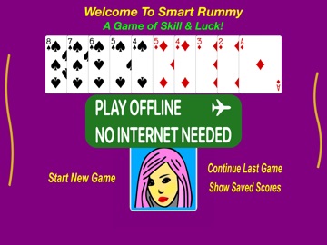 Smartest Gin Rummy Player iPad screenshot