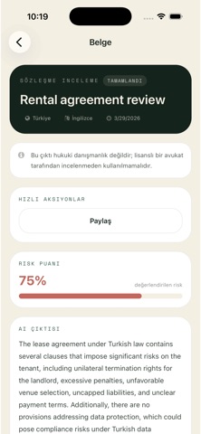 LexAI — AI Hukuk Asistanı screenshot