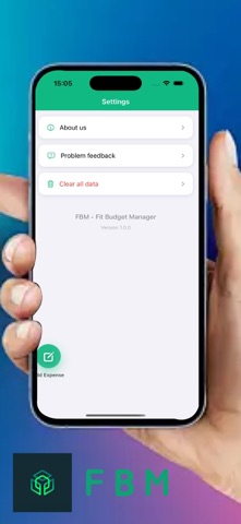 FBM - Fit Budget Manager iPhone screenshot 3