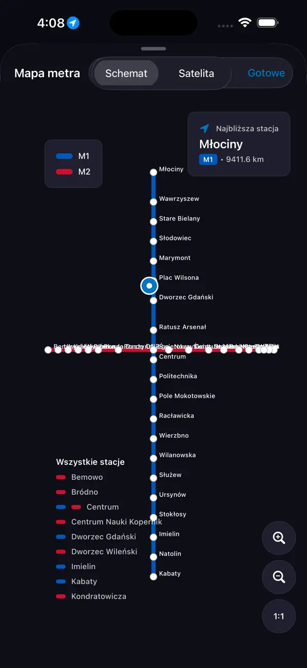 Screenshot #2 pour Metro Varsovia Map