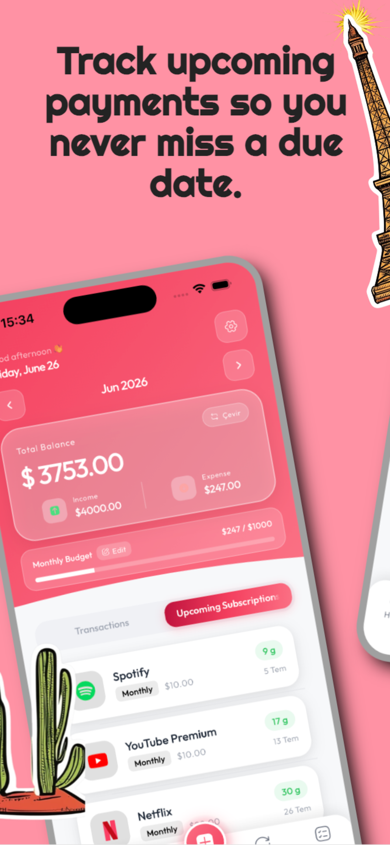 SubSpend - Income Expenses screenshot 4