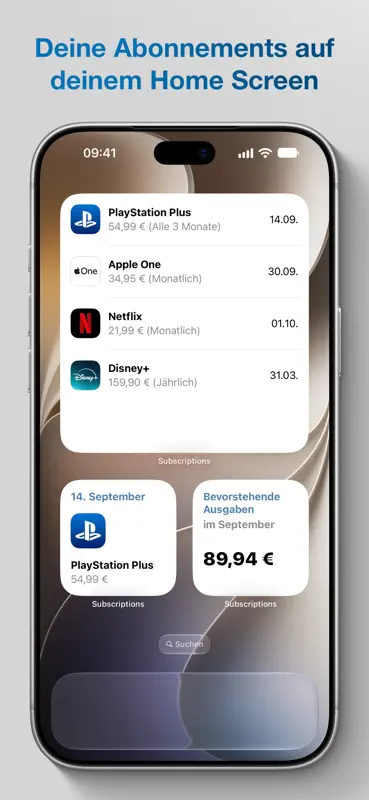 Subscriptions: Abos verwalten screenshot 7 of 7