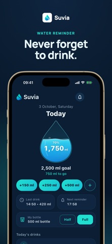 Suvia: Water Reminder screenshot 1
