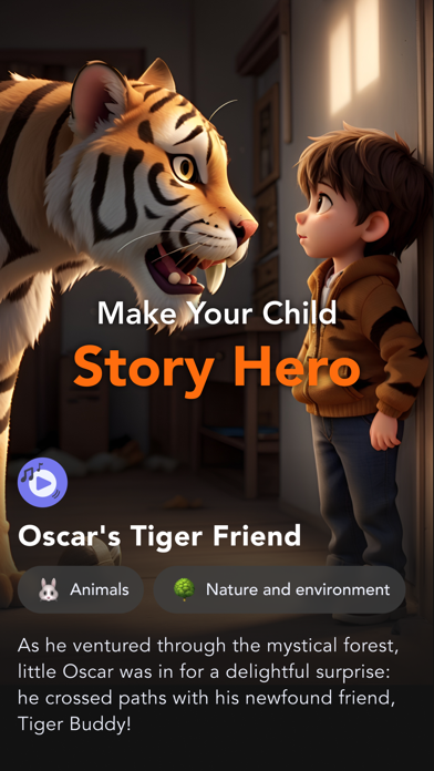 Kitsy AI Bedtime Stories Screenshot