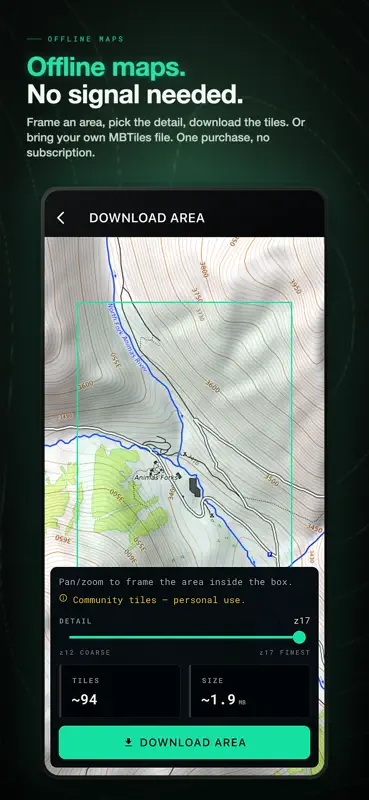 FieldNav: MGRS & UTM GPS screenshot 2 of 8
