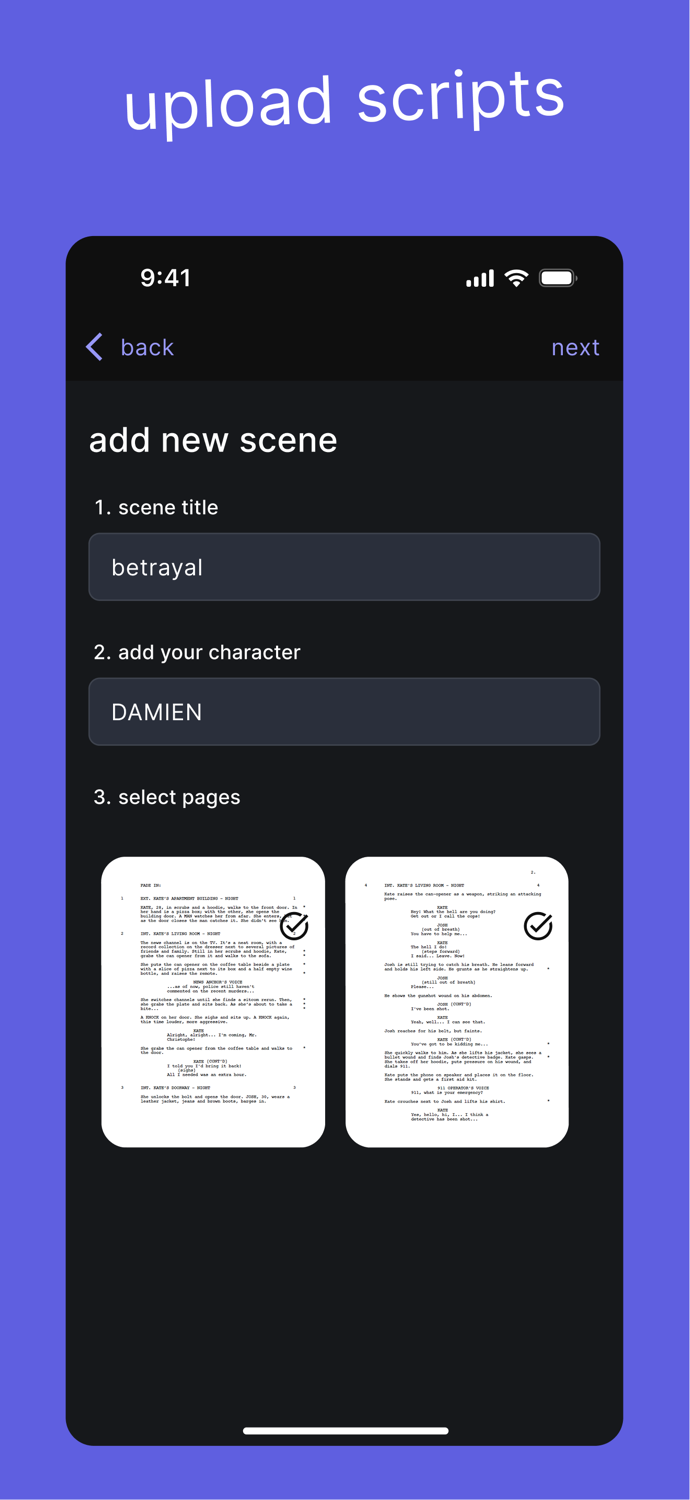 thespian the actor app
