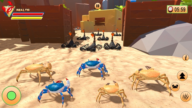 Crab Life Simulator Game screenshot-3