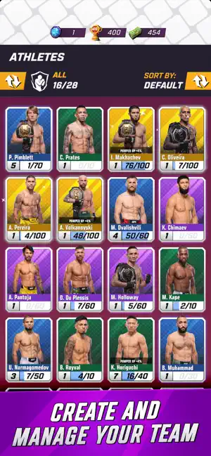 UFC: MANAGER screenshot 2