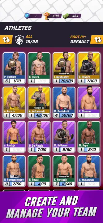 UFC: MANAGER screenshot 2