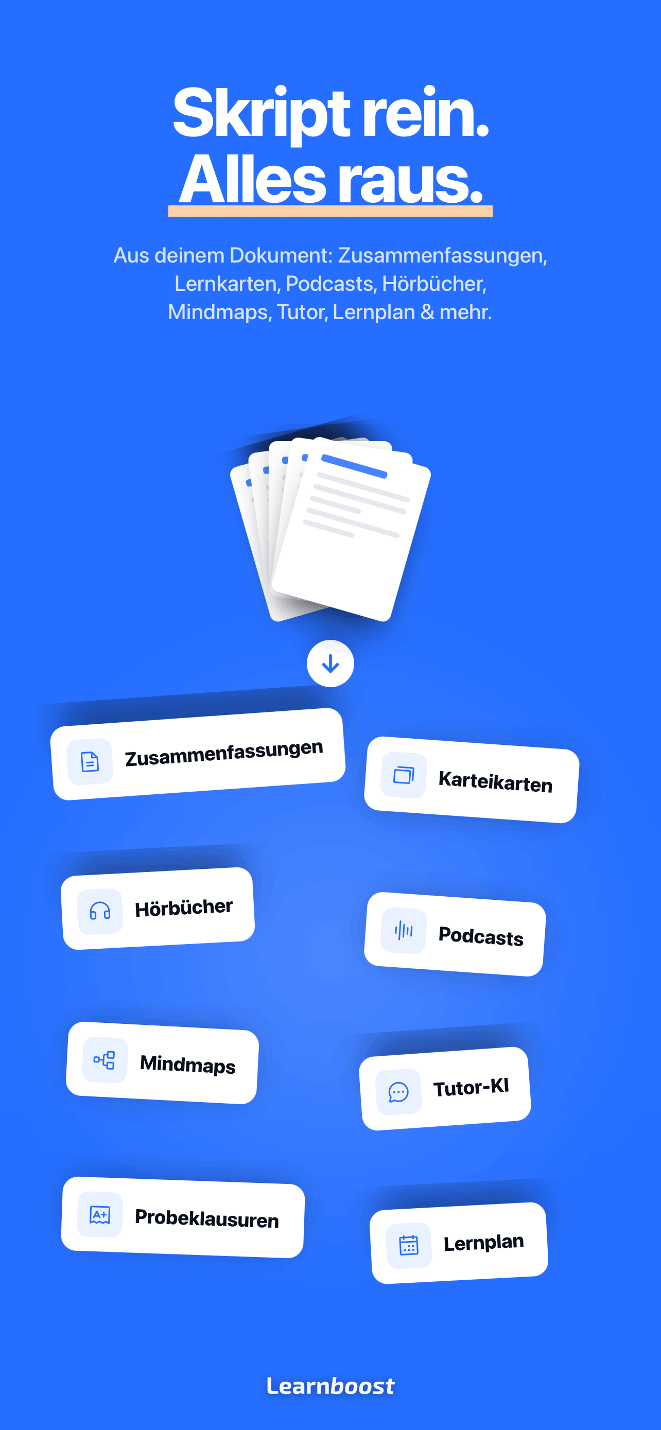 Learnboost: KI Lernapp Studium