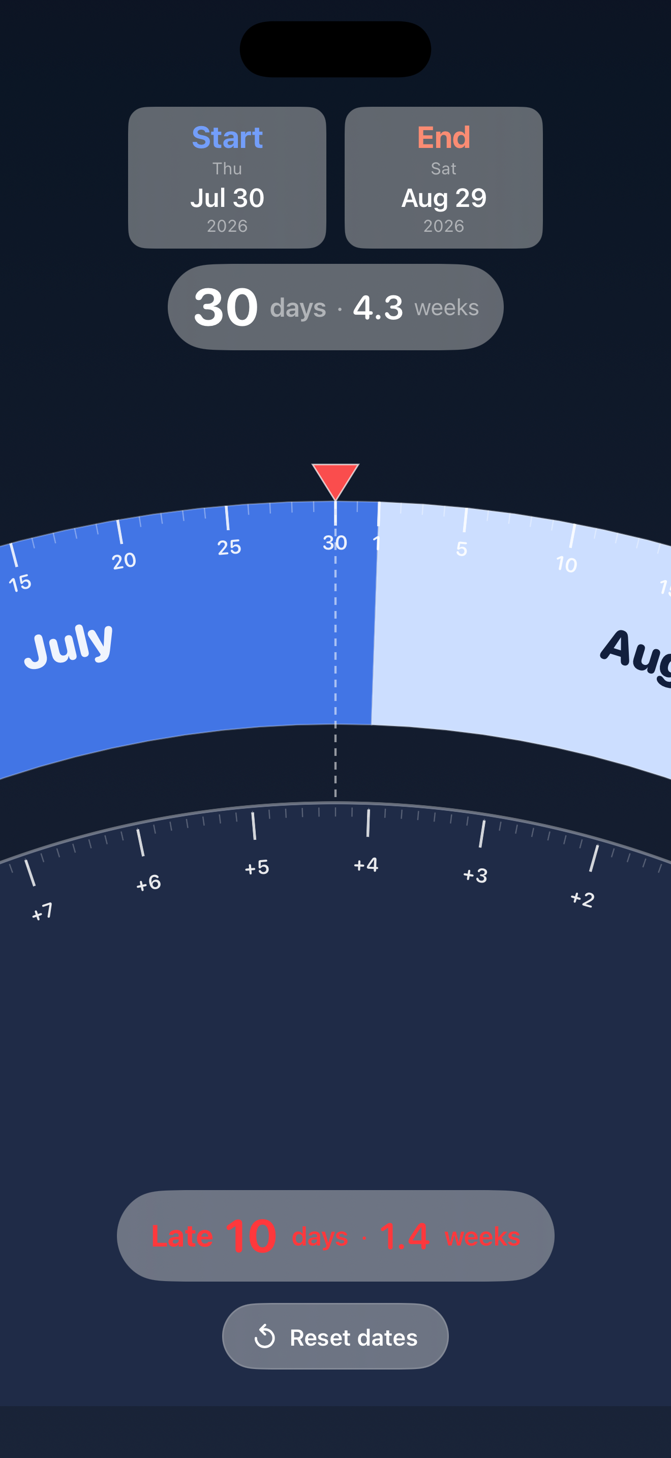 Lead Time Lite screenshot 2