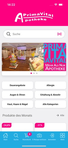 PrimaVital App screenshot