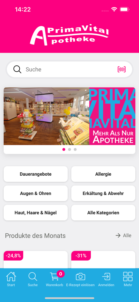 PrimaVital App screenshot 1