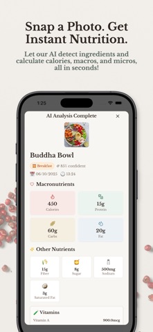 AwarePlate: AI Meal Tracker screenshot