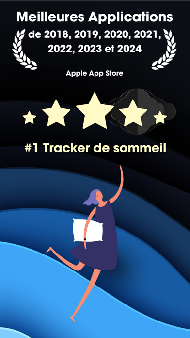 Screenshot #1 pour AutoSleep - Tracker de sommeil