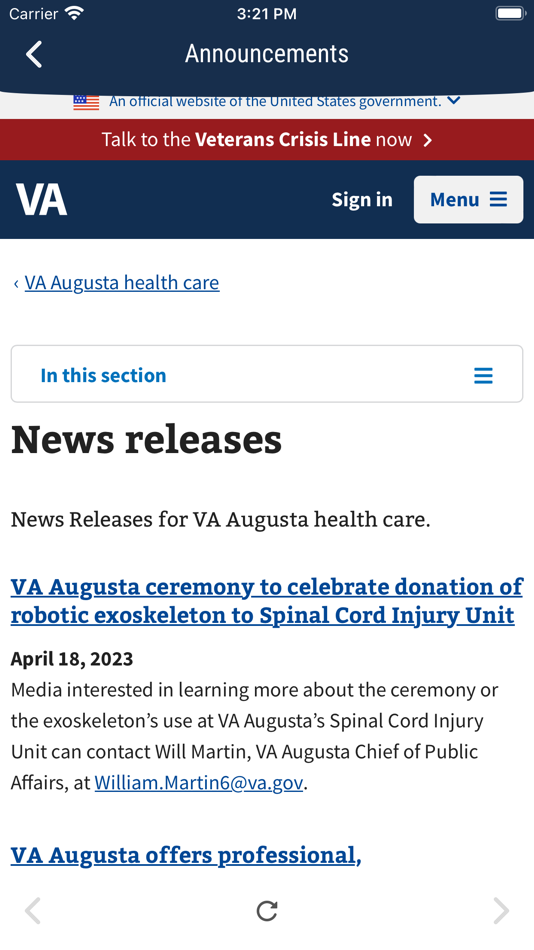 #2. VA ME & Wayfinding (iOS) 由: US Department of Veterans Affairs (VA)