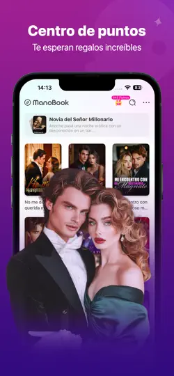 Captura de pantalla de ManoBook: Novelas & Libros en iPhone 5
