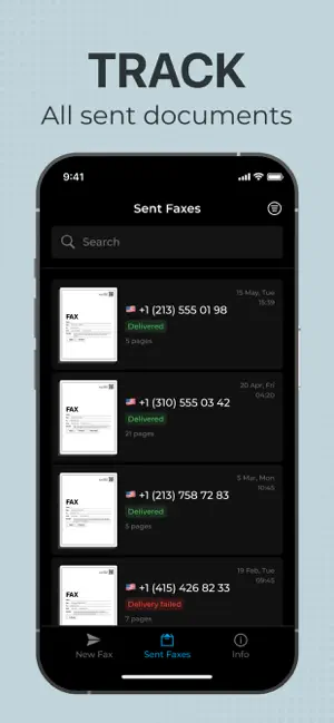 FAX Online - Send Free of Ads screenshot 2