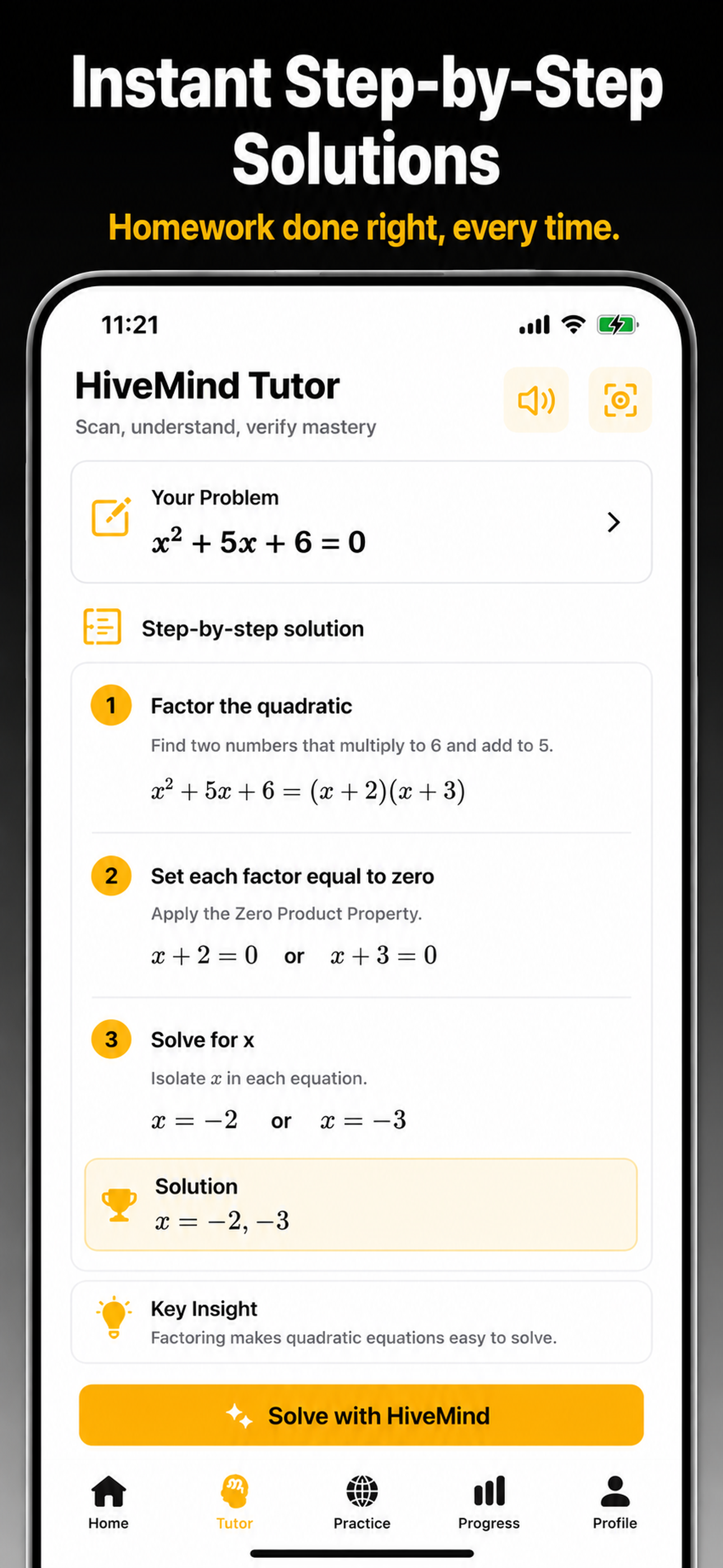 MathHive: AI Tutor & Homework screenshot 6