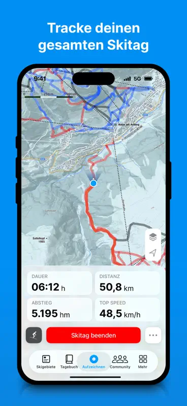 bergfex: Skifahren & Tracking screenshot 2 of 8