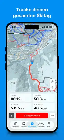 Screenshot von Bergfex: Skifahren & Tracking auf dem iPhone 2