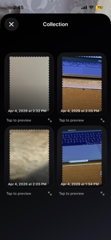 StampCam: Stamp Style Camera iPhone screenshot