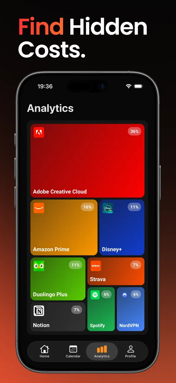 #2. SubWise: Subscription Manager (iOS) Ved: Luca Gerber