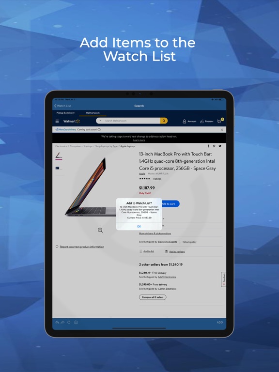 Price Tracker for Walmart iPad screenshot 4 - Shopping app