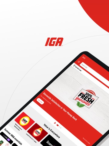 IGA Western Canada iPad screenshot 1