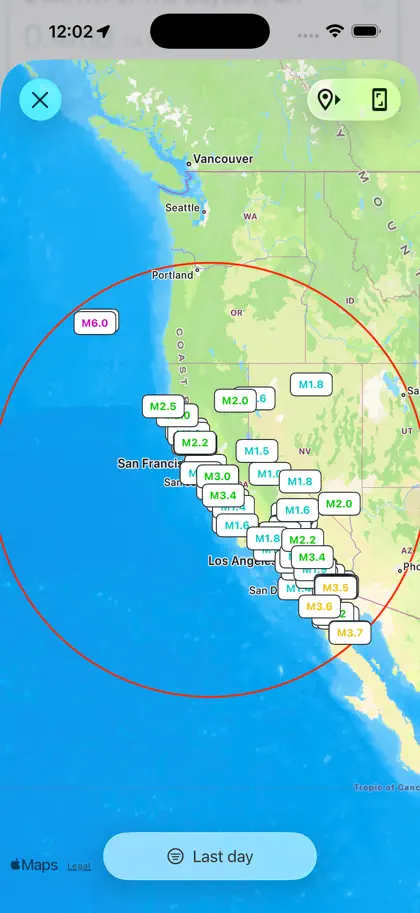 Screenshot 6 von 6 zu Earthquake Network