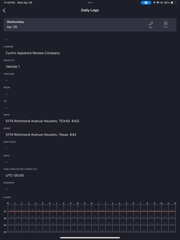 Kinesis Pro ELD iPad screenshot