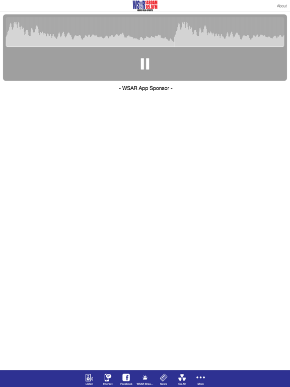 WSAR 1480AM 95.9FM iPad screenshot 1 - News app