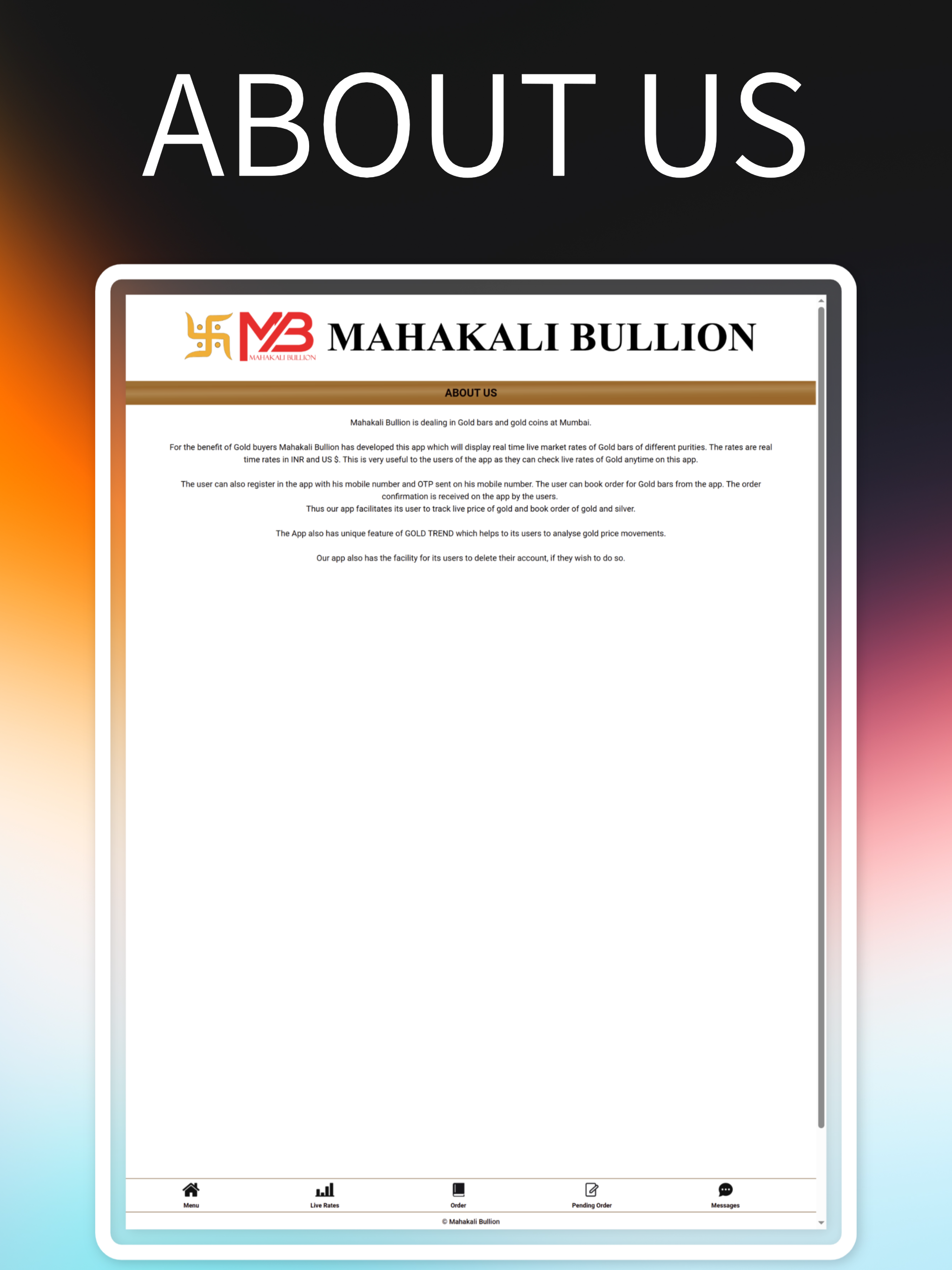 Mahakali Bullion