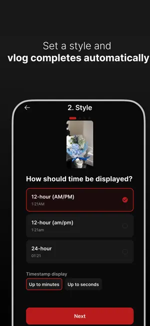 Timelog - Auto timestamp vlog screenshot 4