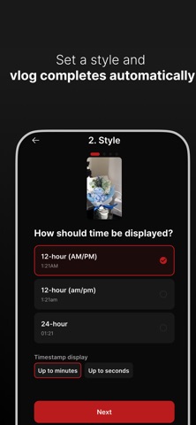 Timelog - Auto timestamp vlog screenshot